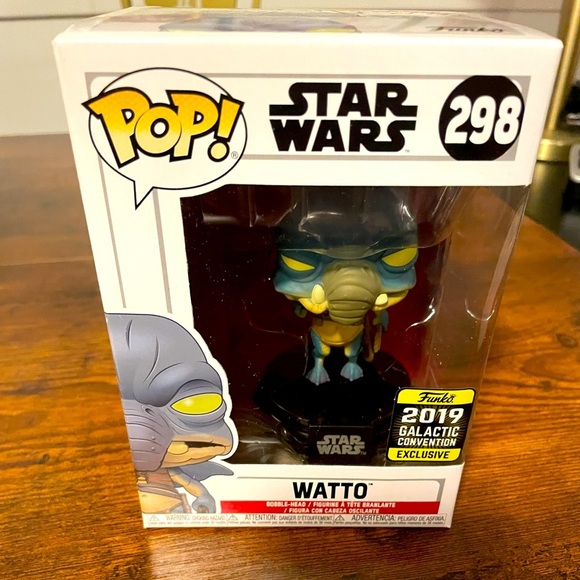 Funko Pop! Vinyl: Star Wars - Watto - 2019 Galactic Convention #298 Exclusive - Picture 1 of 4